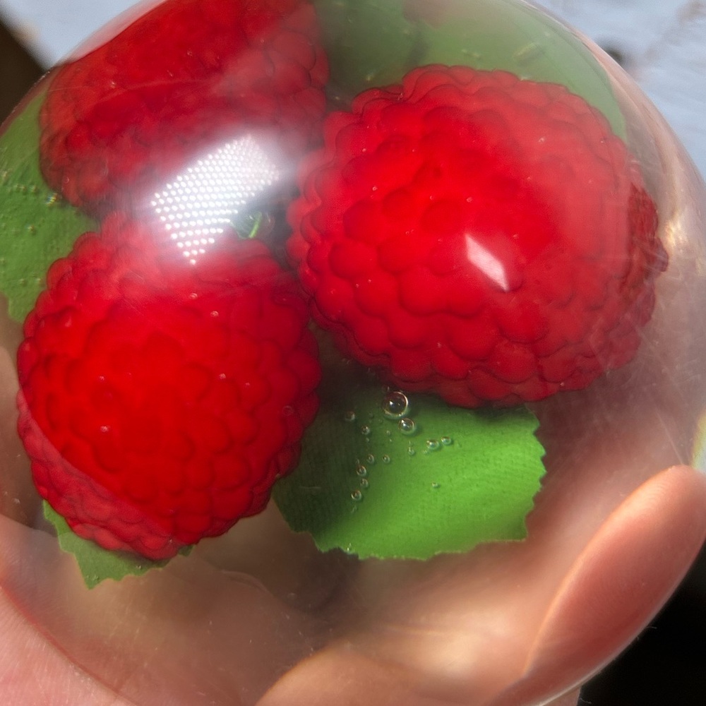 Red Raspberry Paperweight - Picture 12 of 12